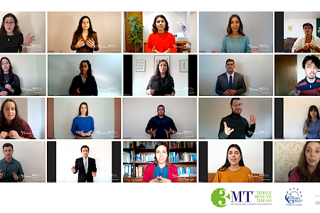 20 finalists of the 3MT 2020/2021 edition